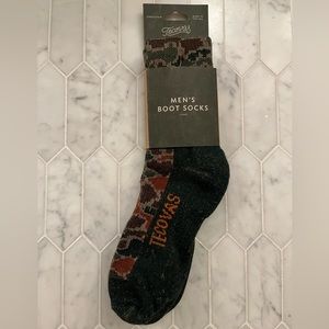 Tecovas Men’s Boot Socks in Camo: NWT